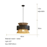 Modern Japanese Style Hemp Rope Kitchen Hotel Restaurant Pendant Light - Avenila - Interior Lighting, Design & More