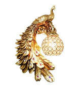 Bohemian Peacock Luxury LED Crystal Wall Lamp - Avenila - Interior Lighting, Design & More