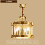 Sofrey Foyer Gold Glass and Copper Chandelier 20, 40, 50 60cm - Avenila - Interior Lighting, Design & More