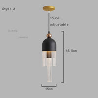Sofrey LED الزجاج بريق قلادة أضواء مصباح - Avenila - الإضاءة الداخلية والتصميم وأكثر