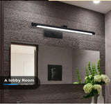 الفولاذ المقاوم للصدأ LED الجدار محمولة مرآة ضوء 8W، 12W - Avenila - الإضاءة الداخلية والتصميم وأكثر