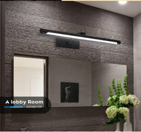 الفولاذ المقاوم للصدأ LED الجدار محمولة مرآة ضوء 8W، 12W - Avenila - الإضاءة الداخلية والتصميم وأكثر