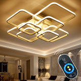 Touch Remote Dimming Modern LED Ceiling Lamp Fixture - Avenila - Interior Lighting, Design & More