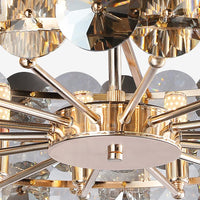 50-80cm Luxus-Kronleuchter aus rauchgrauem Kristall - Avenila - Innenbeleuchtung, Design und mehr