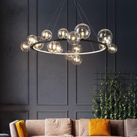 Avenila Living Room Hotel Luxury Circle Round Bubble Chandelier - Avenila - Interior Lighting, Design & More