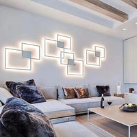 DIY LED Viereckige/Kreisförmige Wandleuchte - Avenila - Innenbeleuchtung, Design und mehr