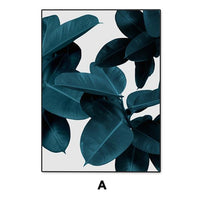 Modernes Abstraktes Rosa Blumengrün Pflanzen Posterdruck Leinwandbilder Gemälde Bilder Home Wandkunstdekoration kann individuell gestaltet werden - Avenila - Innenbeleuchtung, Design & mehr