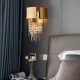 Moderne kristallvergoldete Schlafzimmer-Wandlampe - Avenila - Innenbeleuchtung, Design und mehr