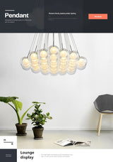 Moderner LED-Glaskugel-Hängekronleuchter - Avenila - Innenbeleuchtung, Design und mehr