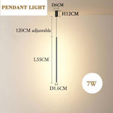 Modern LED Wall Lamp Long Hanging Minimalistic Lights - Avenila - Interior Lighting, Design & More