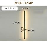 Modern LED Wall Lamp Long Hanging Minimalistic Lights - Avenila - Interior Lighting, Design & More