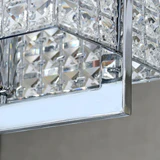 Moderner Luxus Klarkristall Rechteckiger Chrom-Kronleuchter Beleuchtung Led-Lampen Hausdekoration Hängelampe Innenleuchten Leuchte - Avenila - Innenbeleuchtung, Design & mehr