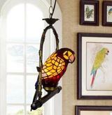 Papageienvogel Bunter Glaskronleuchter - Avenila - Innenbeleuchtung, Design und mehr