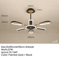 Futuristic 360 Degree Adjustable Chandelier