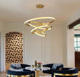 Ringförmiger Ring-Kronleuchter aus halbflüssigem Luxusgold - Avenila Luxury Selects - Avenila - Innenbeleuchtung, Design & mehr
