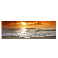 Sonnenuntergänge Natürliches Meer Strandlandschaft Poster und Drucke Leinwandgemälde Panorama Skandinavische Wandkunst Bild für Wohnzimmer - Avenila - Innenbeleuchtung, Design & mehr