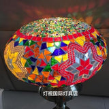 Turkish-Style Mosaic Stained Glass Pendant Light - Avenila - Interior Lighting, Design & More