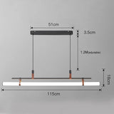 Avenila Modern LED Minimalist Light Bar Hanging Chandelier - Avenila - Interior Lighting, Design & More