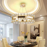 50, 60, 80cm Sofrey Anillo de Cristal Moderno Oro Lámpara de Salón - Avenila - Iluminación Interior, Diseño y Más