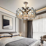 50-80cm Lámpara de cristal gris humo de lujo - Avenila - Iluminación Interior, Diseño y Más