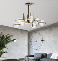 Avenila Gold & Black Modern Glass Ball LED Chandelier - Avenila - Interior Lighting, Design & More