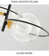 Avenila Gold & Black Modern Glass Ball Lámpara LED - Avenila - Iluminación Interior, Diseño y Más