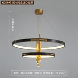 Avenila Round Circular Bamboo Luxury Adjustable Chandelier - Avenila - Interior Lighting, Design & More