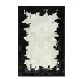 Alfombra de piel de vaca de lujo en blanco y negro - Avenila - Iluminación interior, diseño y más