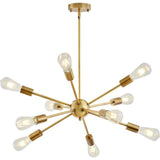 Lámpara moderna de latón Sputnik 10 tomas - Avenila - Iluminación interior, diseño y más