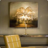 Lámpara de piso de pluma de rama de árbol de lujo de diseño moderno - Avenila - Iluminación interior, diseño y más