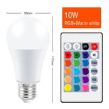 Dimmable Color Changing Smart Remote Control LED RGBW 5W 10W 15W Light Bulb - Avenila - Interior Lighting, Design & More