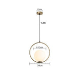 Lámpara Colgante para DX Modern Globe Bedroom Restaurant - Avenila - Iluminación Interior, Diseño y Más