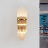 Lámpara de pared de cristal para salón interior Golden Luxury - Avenila - Iluminación interior, diseño y más