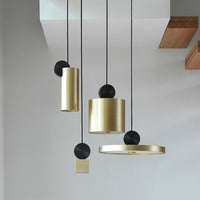 Luces colgantes de lujo de alta gama en negro y oro - Avenila - Iluminación Interior, Diseño y Más