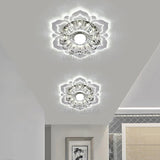 Luces de techo de cristal en forma de flor de pasillo LED - Avenila - Iluminación interior, diseño y más