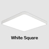 Lámpara de techo LED ultraplana negra y blanca - Avenila - Iluminación interior, diseño y más