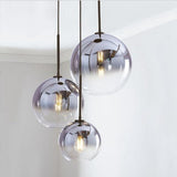 Loft Modern Pendant Light Silver Gold Glass Ball Hanging Lamp - Avenila - Iluminación Interior, Diseño y Más