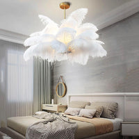 Lámpara de araña de lujo de varias plumas - Avenila - Iluminación interior, diseño y más