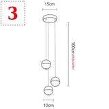 Bola de Cristal Moderna LED Lámparas Colgantes Múltiples Lámparas de Escalera Lámpara Colgante de Barra para Hotel - Avenila - Iluminación Interior, Diseño y Más