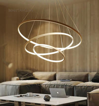 Lámpara moderna de anillos circulares 4/3/2/1 - Avenila - Iluminación Interior, Diseño y Más