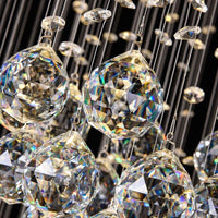 Araña de Cristal Moderna de Lujo Diseño en Forma de Tres Esferas - Avenila - Iluminación Interior, Diseño y Más