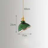 New Avenila Green Japanese Minimalist Glass Pendant and Wall Light - Avenila - Interior Lighting, Design & More