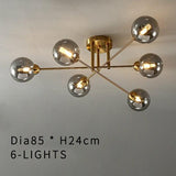 Lámpara de techo Sputnik de LED molecular nórdico para el café o el hogar del restaurante - Avenila - Iluminación Interior, Diseño y Más