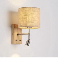 Lámpara de pared de cama Nordic Wooden LED - Avenila - Iluminación Interior, Diseño y Más