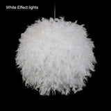 Colgante de luz colgante de pluma blanca - Avenila - Iluminación interior, diseño y más