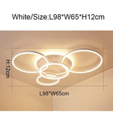 Mando a distancia 2/3/5/6 Anillos de círculo Lámpara de leds moderna - Avenila - Iluminación interior, diseño y más
