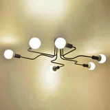 Retro 23 1/2" a 47 1/4" de ancho de alambre de metal colgante Luces de techo - Avenila - Iluminación Interior, Diseño y Más
