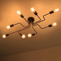 Retro 23 1/2" a 47 1/4" de ancho de alambre de metal colgante Luces de techo - Avenila - Iluminación Interior, Diseño y Más