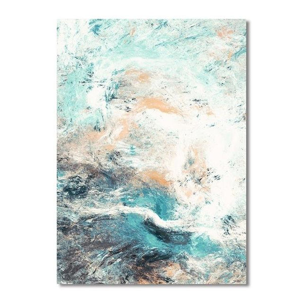 Simple Abstract Distortion Canvas Paintings Modular Pictures Wall Art Canvas Unframed - Avenila - Interior Lighting, Design & More