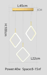 Sofrey Ring Pendant Light LED 1, 2, 3 Suspended Ceiling Lights - Avenila - Interior Lighting, Design & More